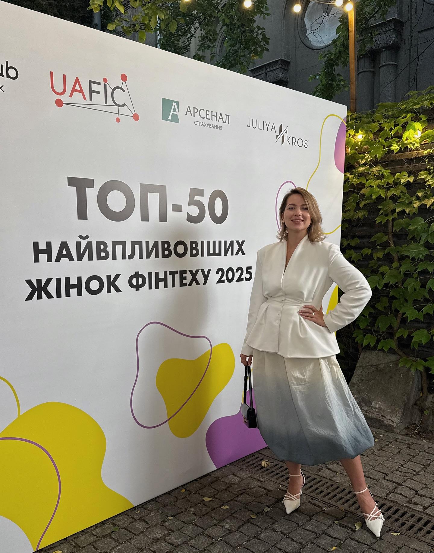 ТОП-50 найвпливовших жінок фінтеху України 2025